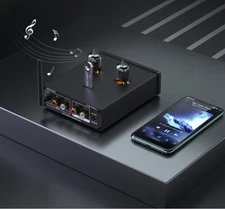 6A2 Vacuum Tube TUBE-T1 PLUS Preamplifier USB & Bluetooth 5.0 Lossless Amplifier