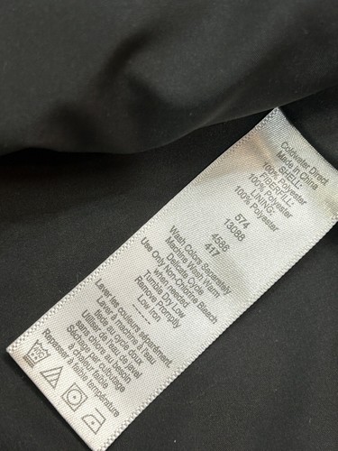Coldwater Creek Women’s Full Zip Black Quilted Puffer Best Size Small - Picture 5 of 5