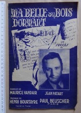 partition MA BELLE AU BOIS DORMANT - Jean Patart