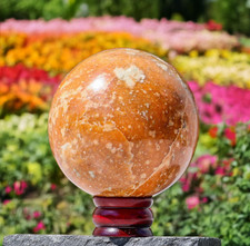 130mm Limonit Kryształ Aura Leczenie Metafizyczna Czakra Siła Reiki Kula K...