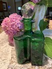 Kastrup Holmegaard Denmak Green HIVERT “Swig Jug” Schnapps Decanter MCM Prism…. — photo 1