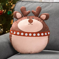 Reindeer Shaped Accent Pillows