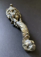ANTIQUE c1884 VICTORIAN KENRICK 428 POSEIDON and SEA SERPENT DOORKNOCKER
