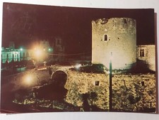 CARTOLINA VENOSA (POTENZA) CASTELLO MEDIEVALE F.GRANDE VIAGGIATA