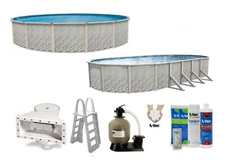  Above Ground MEADOWS Swimming Pool Package Kit - (Choose Size & Liner Pattern)