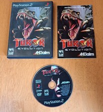 Turok Evolution PS2 PlayStation 2 Complete Manual Tested CIB Acclaim 2002