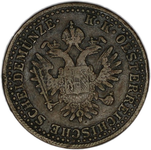 AUSTRIA coin 2 Kreuzer 1851 A Fine - 第 2/7 張圖片