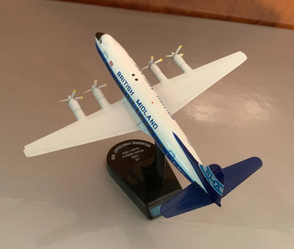 Vicker's Viscount 800. British Midland. New in Box. Die Cast Metal. 1:200 scale. - Image 4 of 4