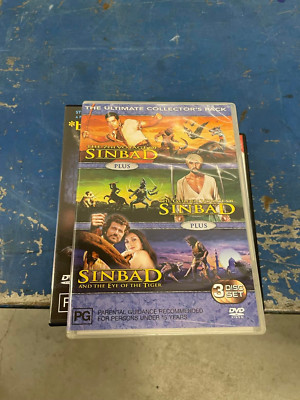 Sinbad: Ultimate Collector's Pack Trilogy - Region 4 *Good Condition* 3 DVD t252