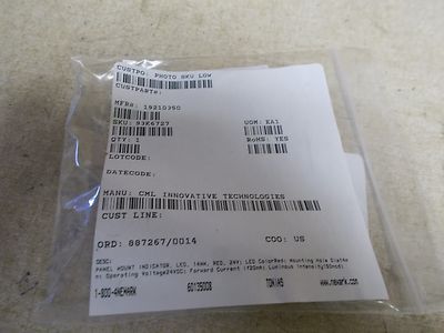 NEW CML Innovative Technology 19210350 Red Indicator Lamp *FREE SHIPPING*