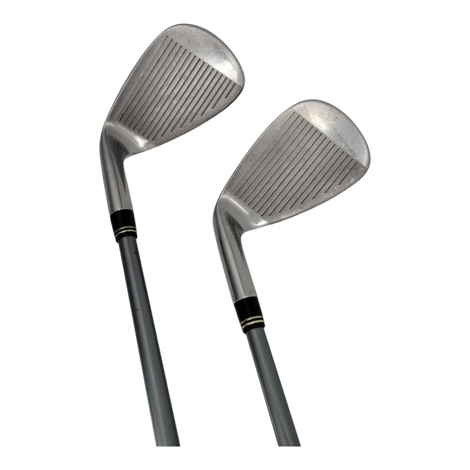 Orlimar Spectre Stainless PW SW Pair of Wedges Aldila VX A Flex 37" Golf Clubs - Image 3 of 4