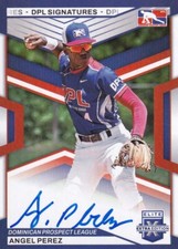 2023 Elite Angel Perez Autograph on card Auto #DPS AP DPL Signatures PWE