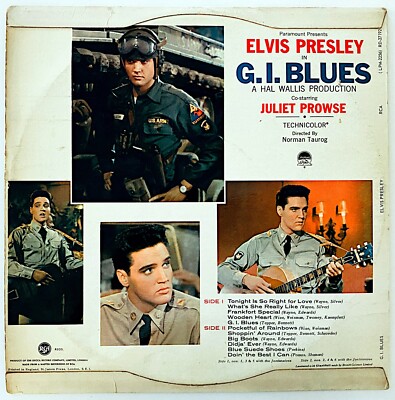Elvis Presley G.I. Blues UK(英)盤LP Mono深溝 elvis-presley-g-i-blues-uk-