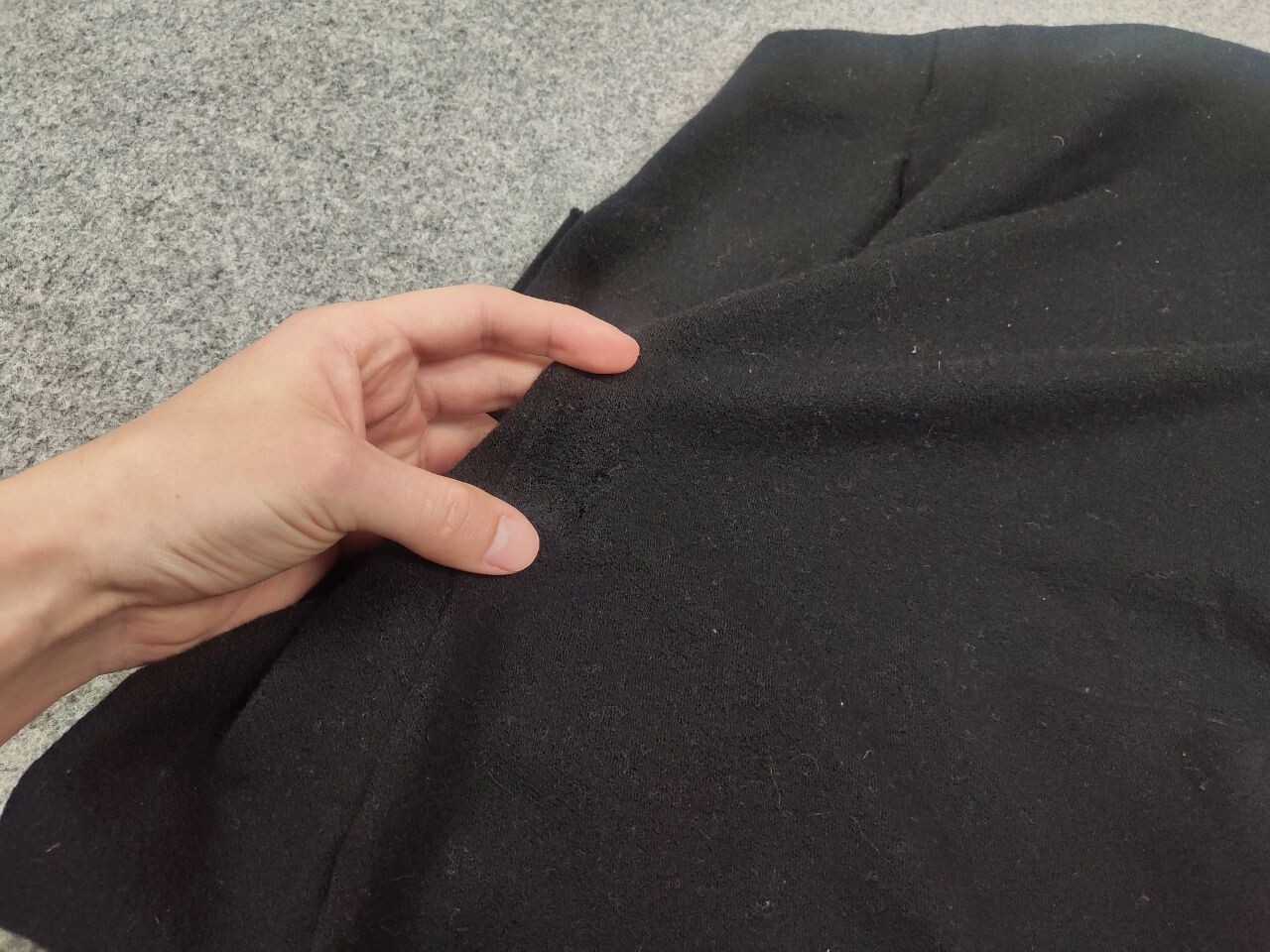 Forme D'expression 33204322896 Design Black Lana Wool Harem sarouel Pants