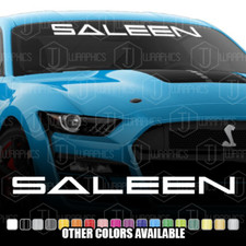 Saleen 37 X 3 Windshield Banner Vinyl Decal Fits Mustang Gt Shelvy Roush