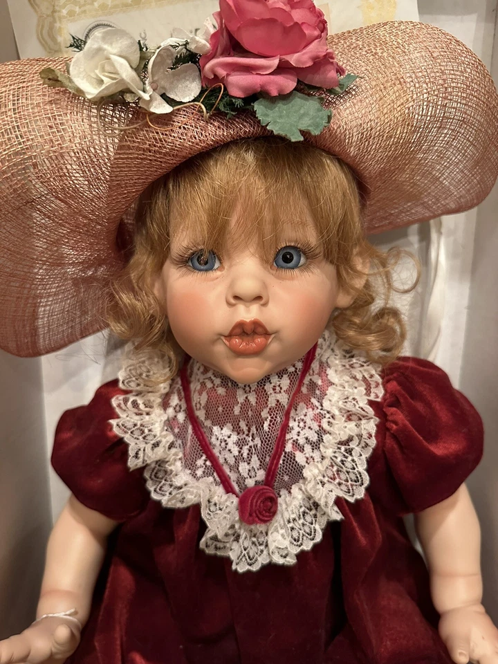 НОВЫЕ KISSES 24 дюйма винил FAYZAH SPANOS ДРАГОЦЕННАЯ РЕЛИКВИЯ КУКЛА 1994 ПОБЕДИТЕЛЬ DOTY - Изображение 3 из 4