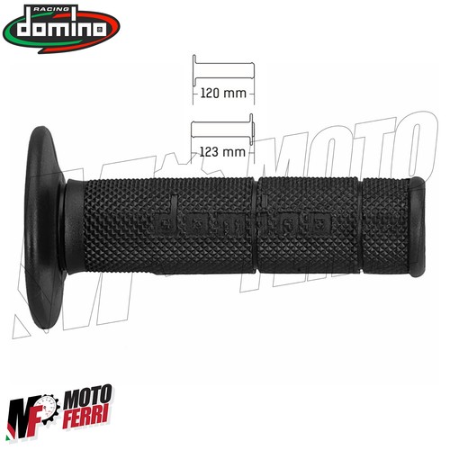 MF4857 Puños Domino Negros Suaves Universales Para Cross Enduro Yamaha Honda - Imagen 6 de 7