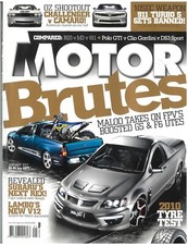 MOTOR Magazine January 2011 FPV F6 Ute HSV Maloo R8 Chevrolet Camaro Dodge