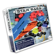 MGEMGSS303 Mantic Entertainment Star Saga: Player Acrylic Counter Set