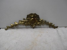 BRONZE FRONTON DECORATION ARMOIRE DIVERS MEUBLE  LOUIS 15 ROCAILLE  1900 