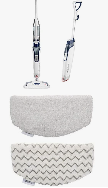 Bissell PowerFresh 1806 Steam Mop with 3 Washable Pads for Deep Cleaning-image