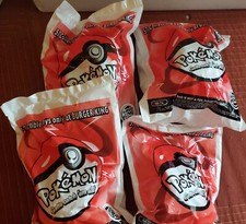  4 1999 Burger King Pokemon Toys NIB, Squirtle, Golem, Ryhorn, Electrobuzz