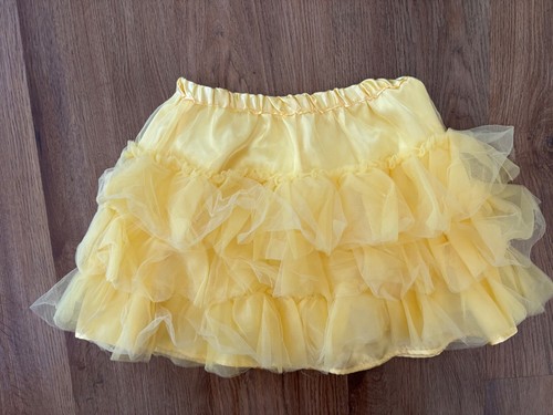 Gymboree Girls Yellow Tulle Layered Skirt Sz 9