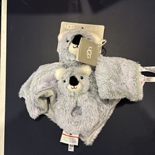 UGG POLAR Lovey  Rattle Gift Set. CERTIFIED OEKO-TEX. NEW 