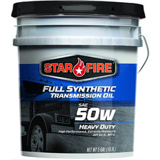 Starfire Full Synthetic Gl-5 50w Heavy Duty Transmission Oil 1-5 Gallon Pail