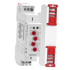 Asymmetric Cycle Timer Relay AC DC 12V-240Volt 16A, GRT8-S1 12V-240V AC/DC 16A