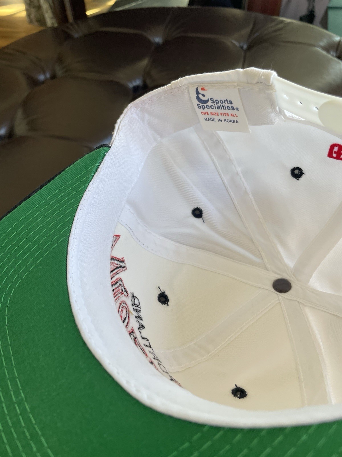 Blazer Vintage SnapBack Scripted White Twill Snap… - image 9