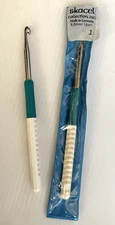 2 Skacel Addi Comfort Grip Crochet Hook 5.5mm Germany NEW 15cm