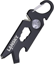 Lansky Sharpeners Roadie 8 in 1 Keychain Sharpener, ROAD1 Knife Sharpeners