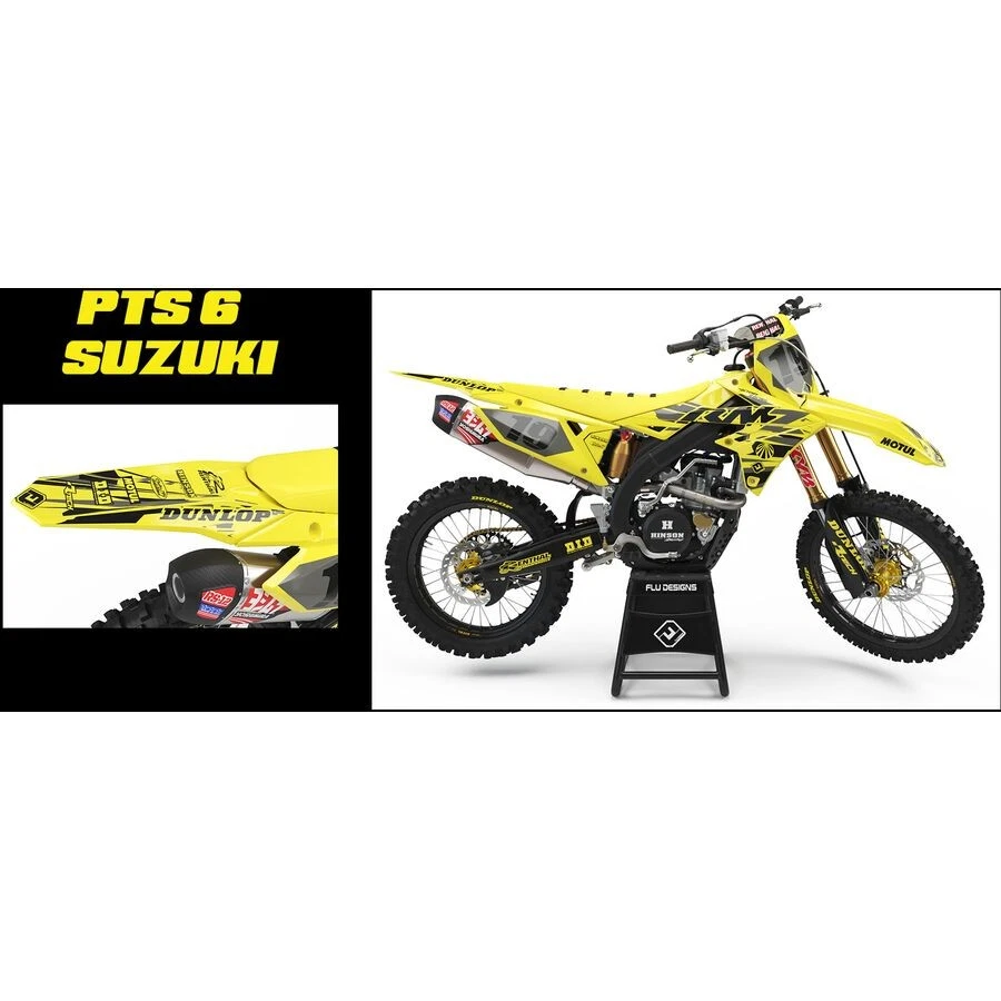 FLU Designs Pro Team Series 6 Graphic Kit - Suzuki 41079 - Изображение 3 из 4