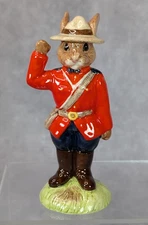 Royal Doulton Bunnykins CANADIAN MOUNTIE DB135 Limited /750 1993