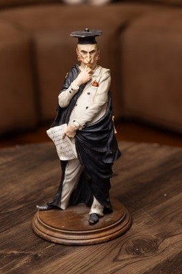 Vintage Giuseppe Armani  The Professor  Figurine Italy Resin Sculpture