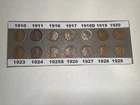 1910-1929 Lincoln Wheat Cent Collection 14 piece set (Set #1)