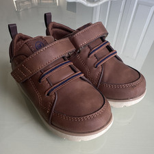 Stride Rite Ethan Boys Brown Hook Loop Sneakers US 9M