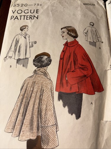 Sew Pattern Bell Bottom Romper, Poncho Jacket,Straight Leg Pant Size Med 1950 - Picture 4 of 5
