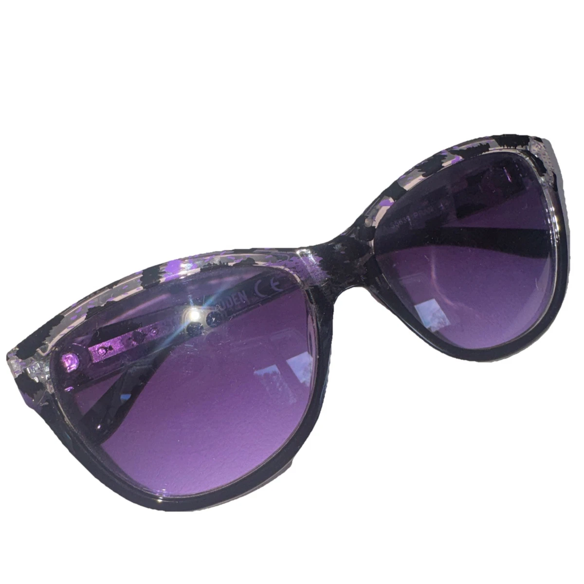 New cat eye purple Steve Madden sunglasses Oversized sunglasses Steve Madden Black in Plastic - 55106517 main image 3
