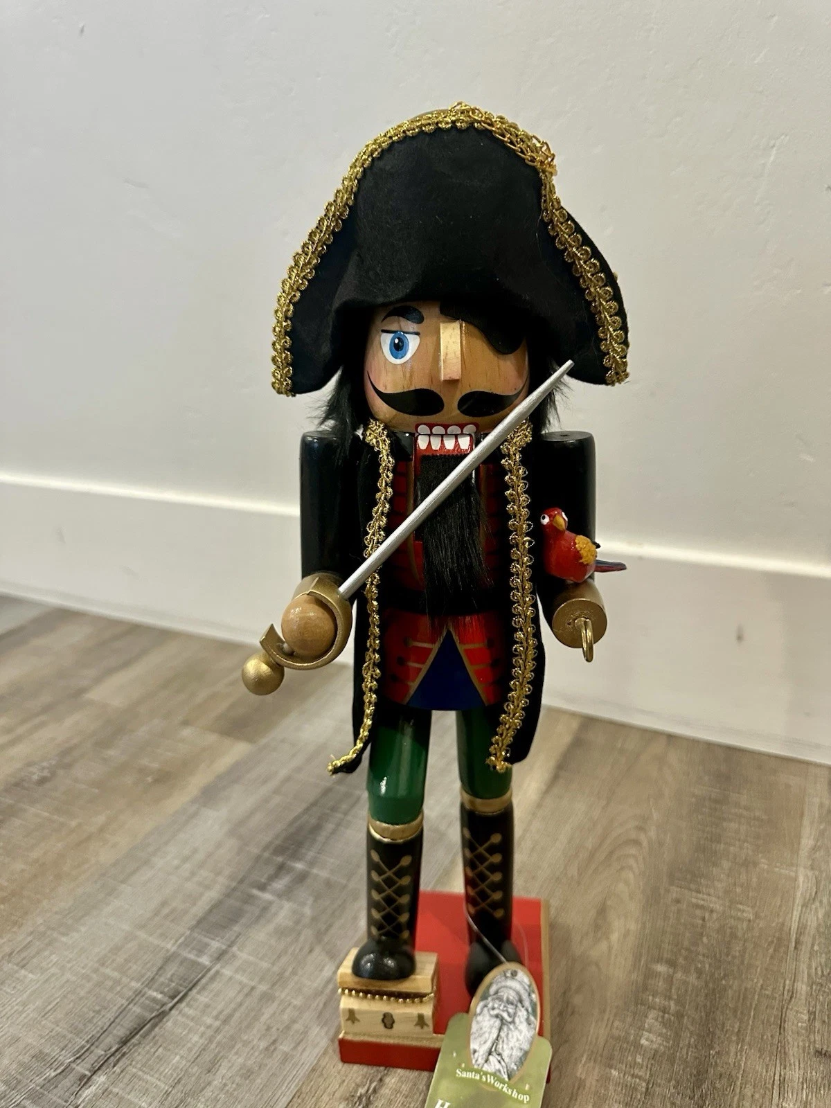 Santa's Workshop Pirate Nutcracker 15" New With Tags