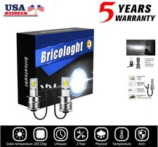 2pcs H3 Led Fog Light Bulb Conversion Kit Super Bright White Drl Lamp 6000k 100w