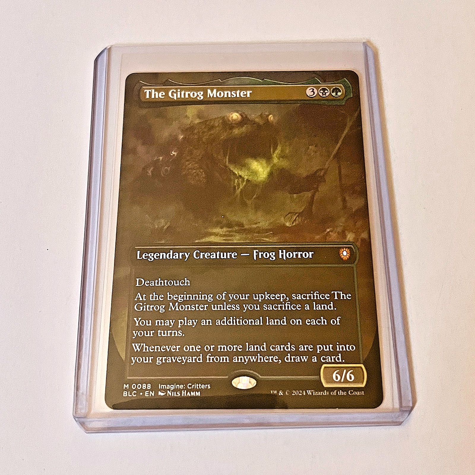 The Gitrog Monster (Borderless - Reg) - Bloomburrow Commander MTG