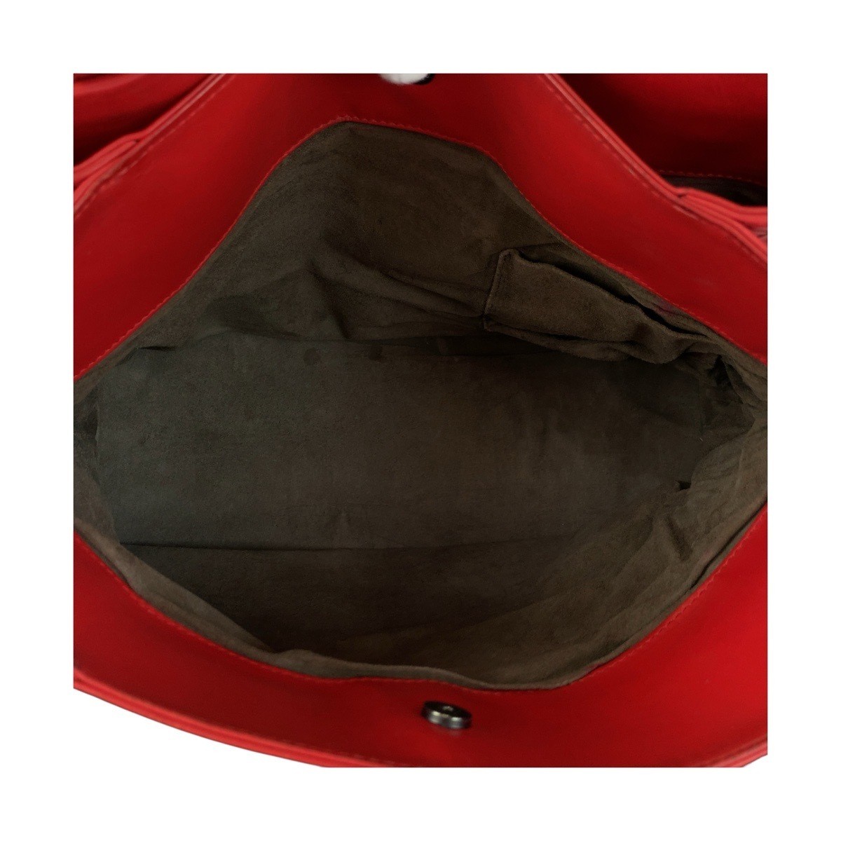 BOTTEGAVENETA Rome Intrecciato Leather Shoulder Bag Red Silver Hardware thumbnail 9