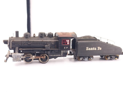 #ad #ad *READ* Mantua HO Scale Santa Fe 0 4 0 Steam Locomotive 317 PARTS REPAIR $13.95