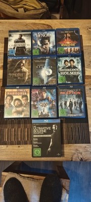 10 Blu-Ray Filme, Gladiator, Venom, Hobbit, Gravity, Hangover...