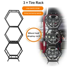 Wheel Display Rack For Rims And Wheels Up To 24" Showroom Tyre Display Rack