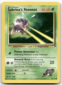 Sabrina's Venonat 96/132 Gym Heroes