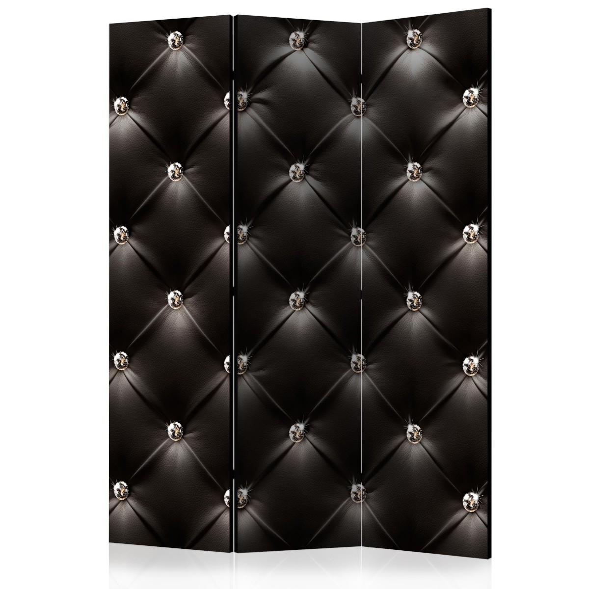 Paravent 3 volets séparateur de pièce amovible claustra intérieur 135x172