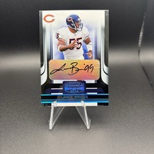 2006 Donruss Gridiron Gear Lance Briggs #d /25 Autograph Gold Foil AUTO Bears
